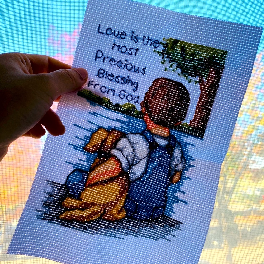 Completed Cross Stitch, Decor idea, handicrafts